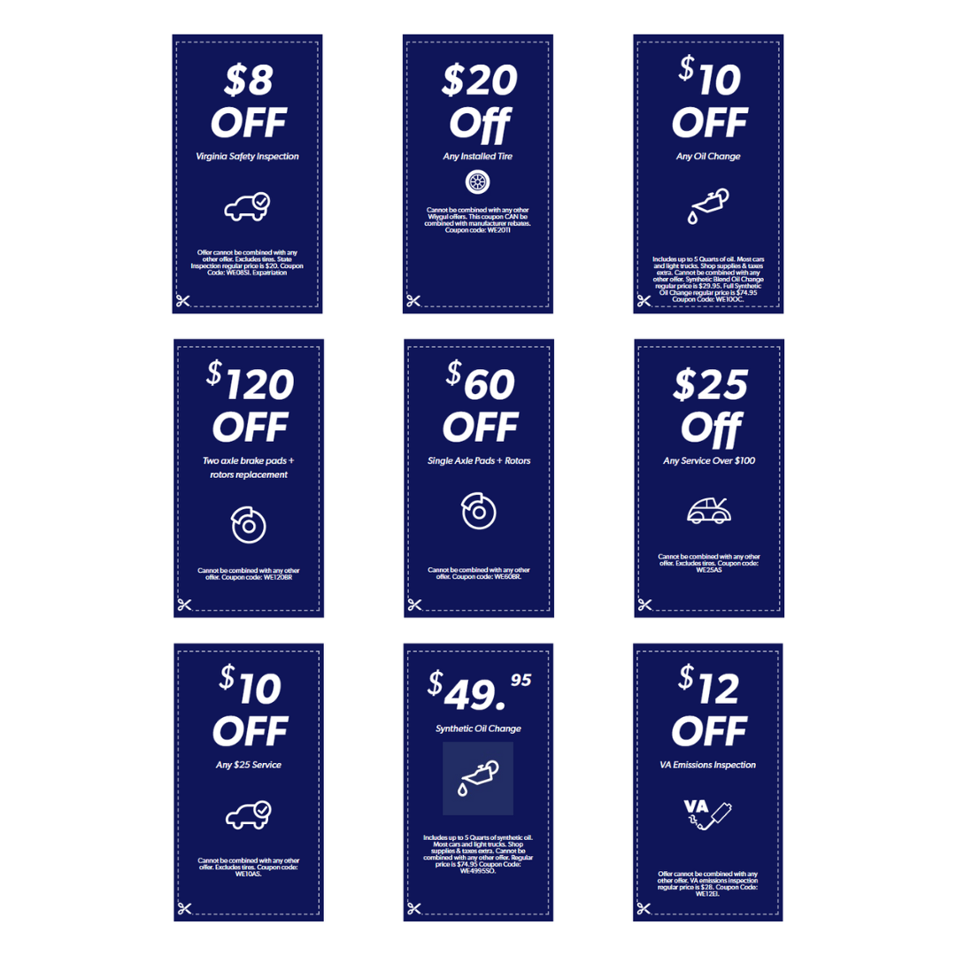 Check out these offers from Wiygul Automotive Clinic! icon