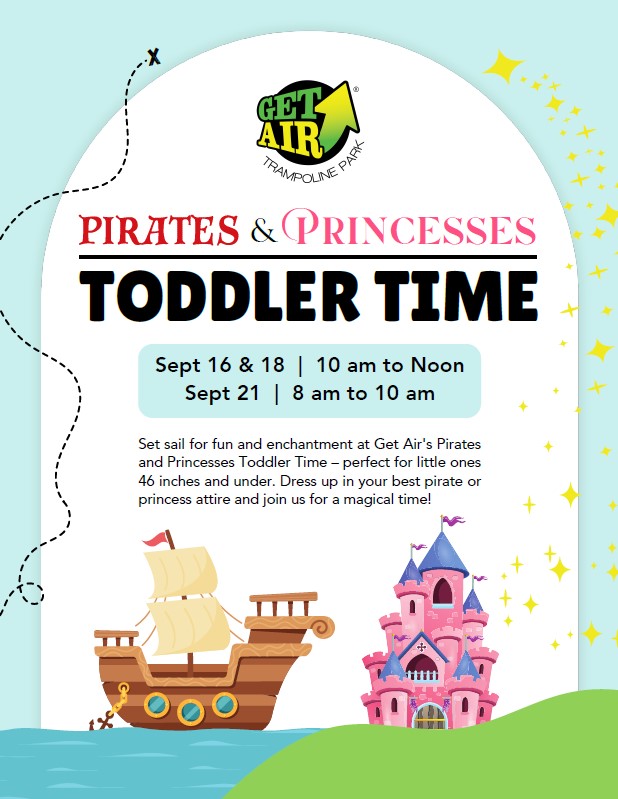 Pirates & Princesses Toddler Time at Get Air! icon